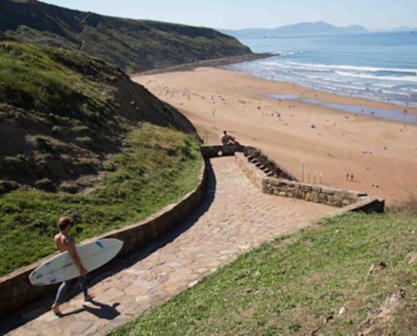 Ferienwohnung Piso Sopela Playas Exterior foto